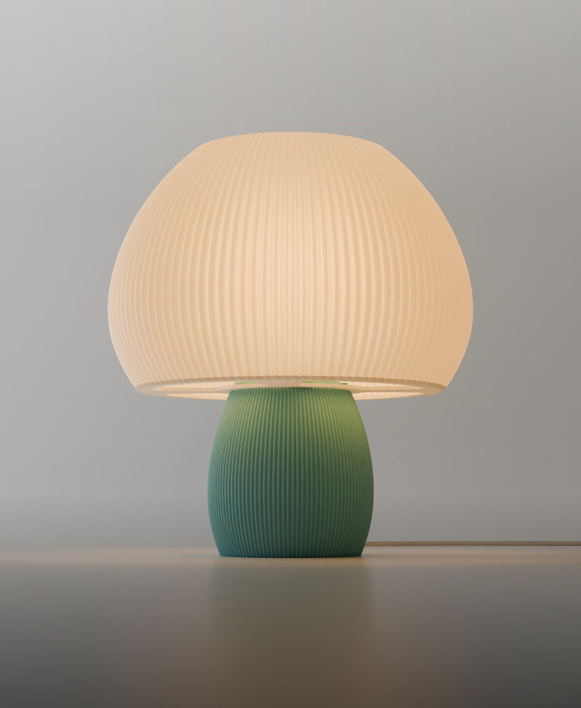 Rippled Mushroom Lamp
