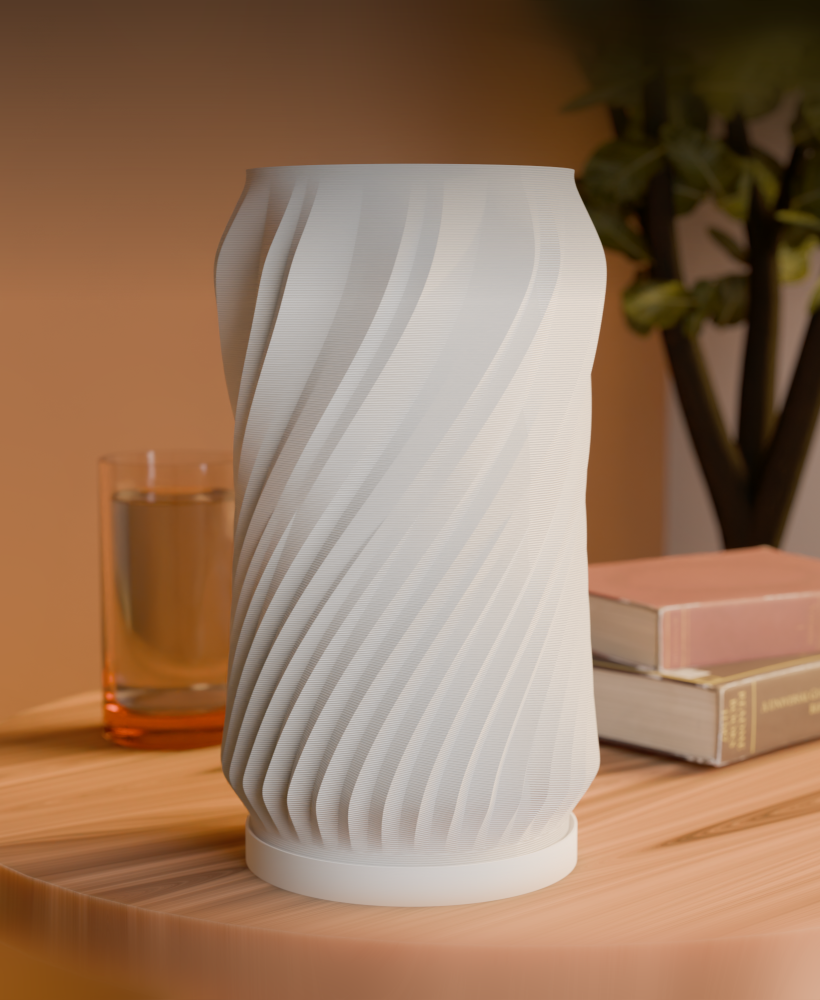 Minimalist Spiral Lamp