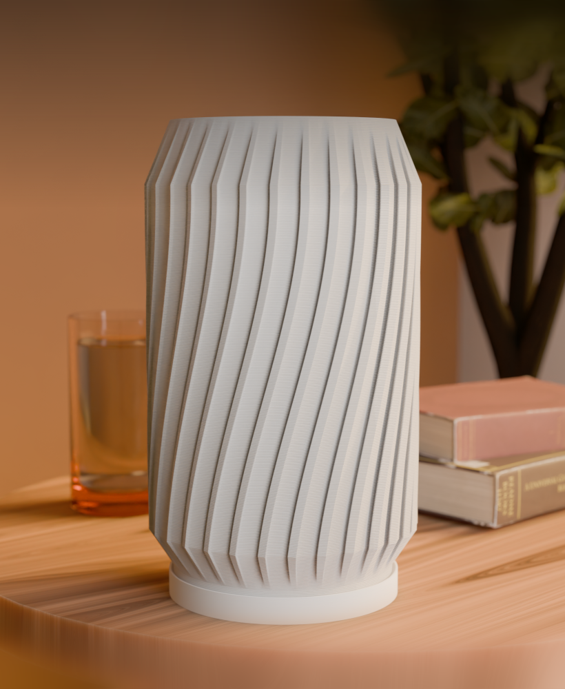 Modern Twist Lamp