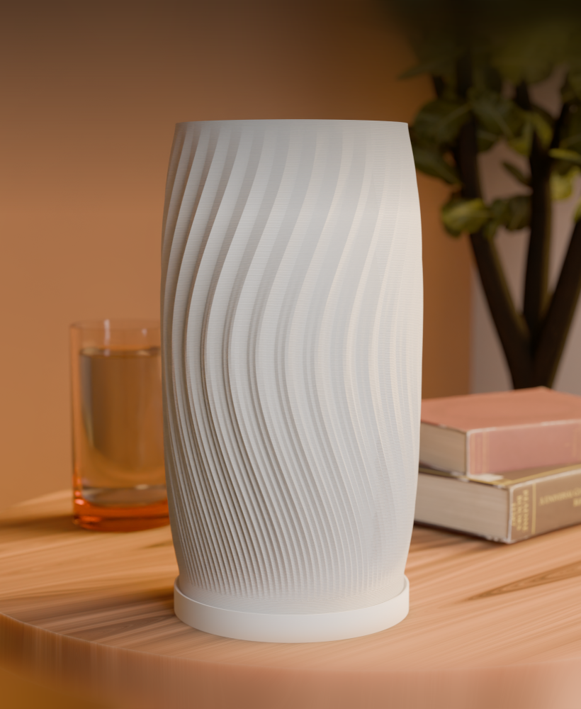 Flow Curve Lamp