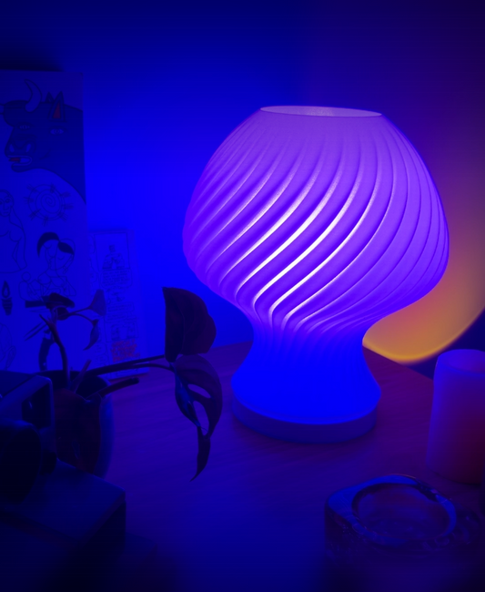 Mushroom Blob Twist Lamp