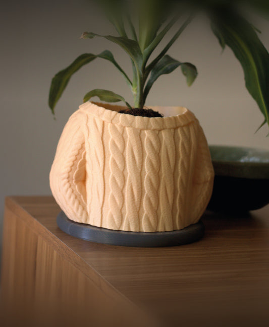 Cozy Sweater Planter