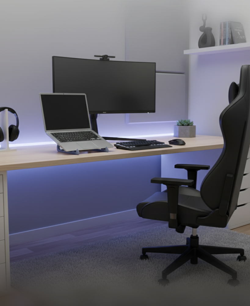 Waveform Laptop Stand – Ergonomic, Airflow-Boosting, Support-Free 3D Print