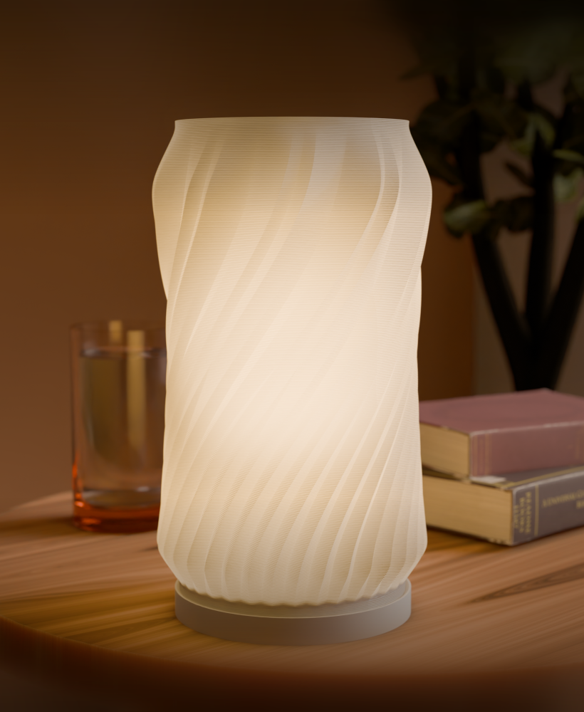 Minimalist Spiral Lamp