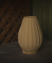 Flute Ribbed Lamp
