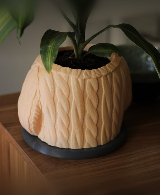 Cozy Sweater Planter