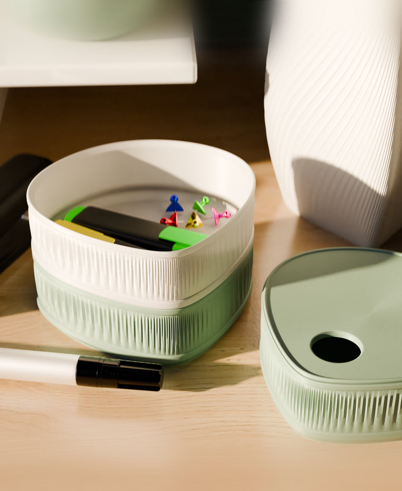 Flowline Collection Pack – 3D Printed Desk & Home Accessories | Minimalist Organic Design