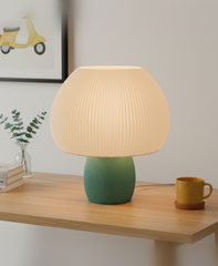 Rippled Mushroom Lamp
