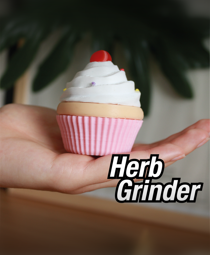 Cherry Cupcake Grinder.stl