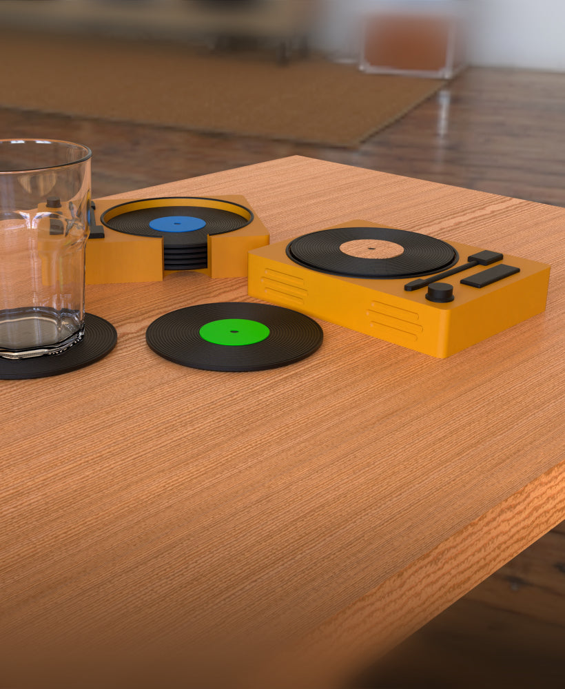 Vinyl Player - Coasters