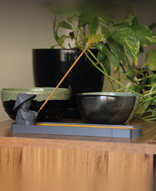 Asian Fisherman - Incense Holder